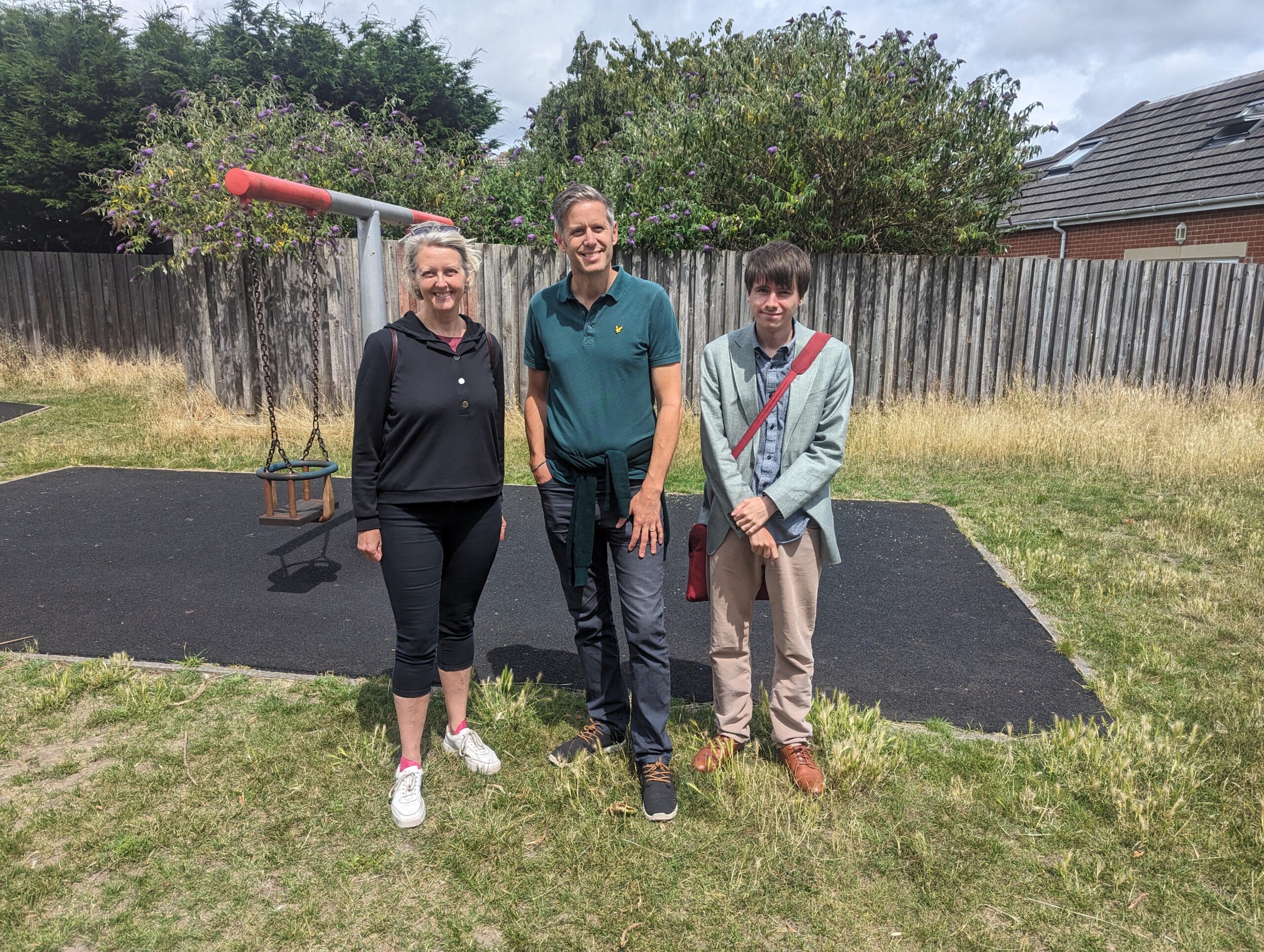 Cyril Park: Sharon and Chris Meet BCP Greenspaces Lead